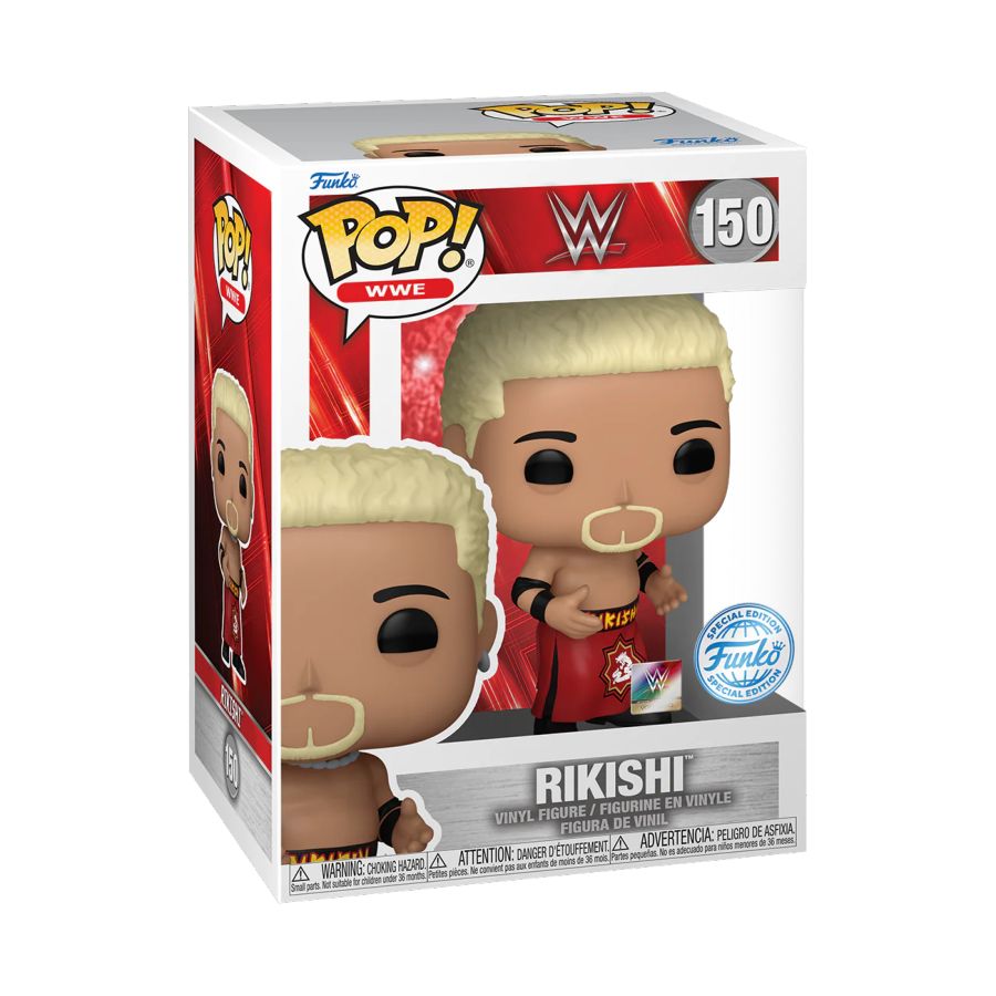 Funko Pop! Vinyl figure of WWE Superstar Rikishi.