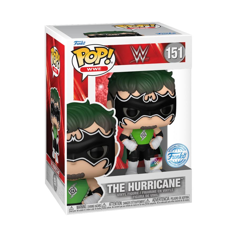 Funko Pop! Vinyl figure of WWE superstar The Hurricane.