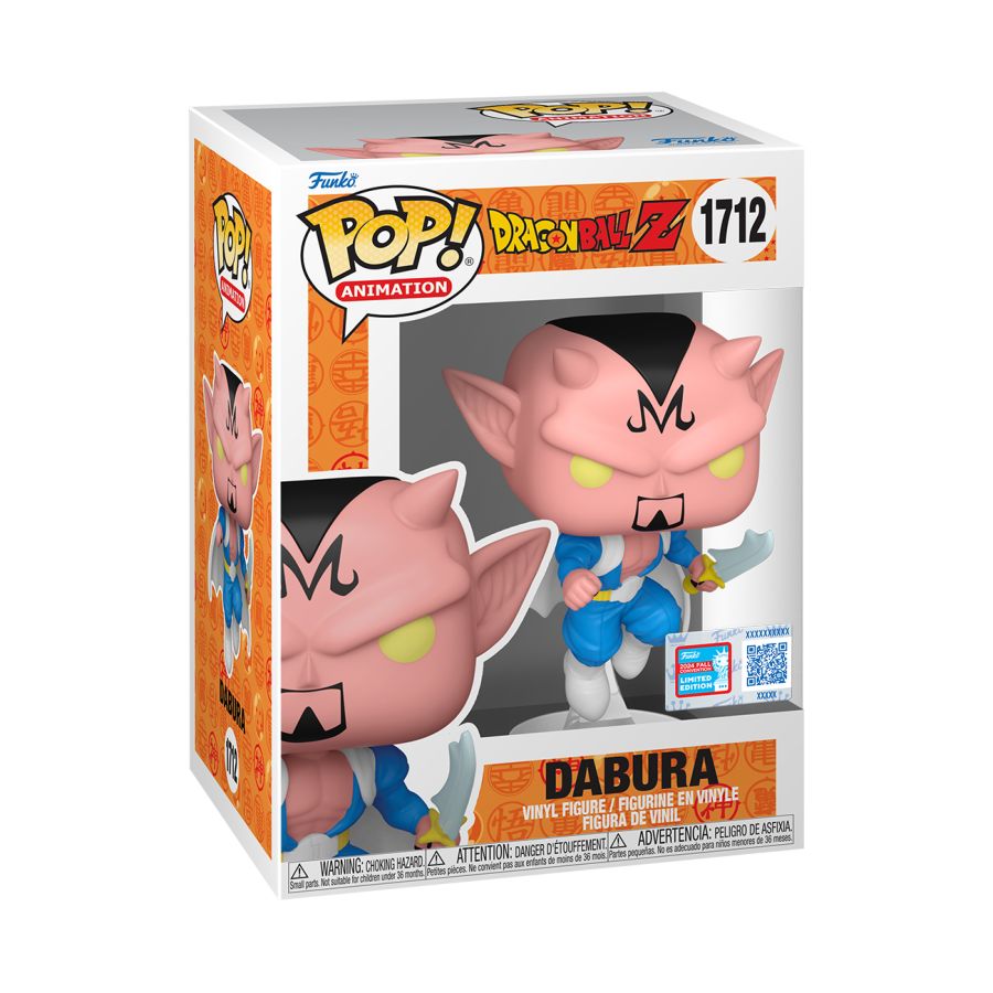 Funko Pop! Vinyl figure of Dragon Ball Z character Dabura from NYCC24.