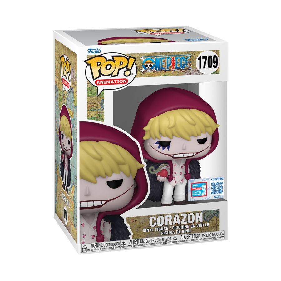 Funko Pop! Vinyl figure of One Piece character Corazon from NYCC24.