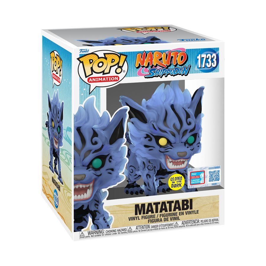 Funko Pop! Vinyl figure of Naruto Shippuden character Matatabi Glow in the Dark 6 inch figure from NYCC24.