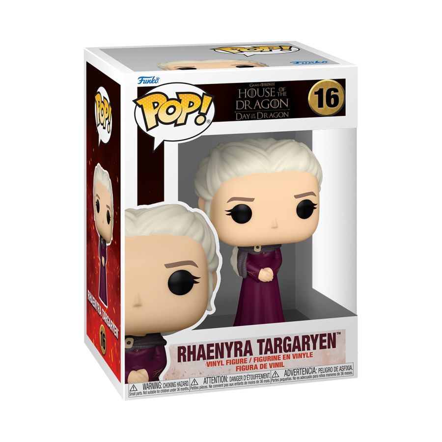 Funko Pop! Vinyl figure of Game of Thrones House of the Dragon character Rhaenyra Targaryen.