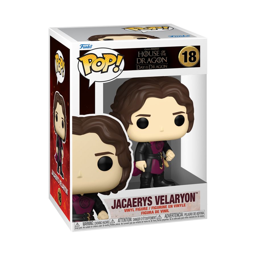 Funko Pop! Vinyl figure of Game of Thrones House of the Dragon character Jacaerys Velaryon.