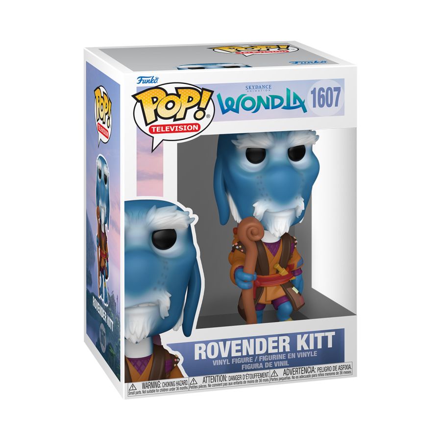 Funko Pop! VInyl figure of Disney's Wondla character Rovender Kitt.