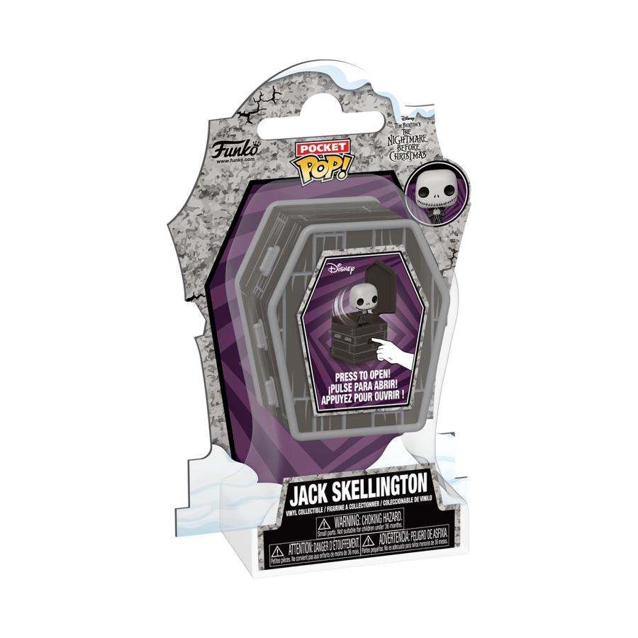 Nightmare before Christmas | Jack Skellington Coffin Popper | Pop! Pocket Coffin Poppers