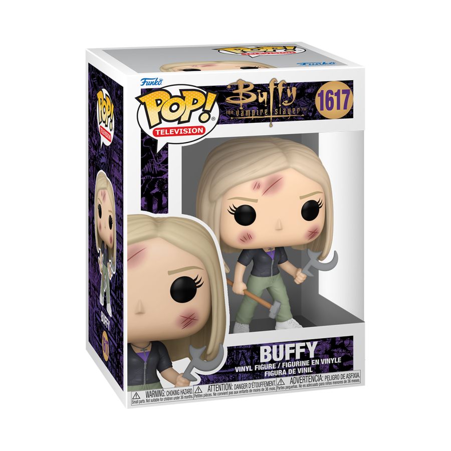 Funko Pop! Vinyl figure of Buffy the Vampire Slayer with Weapons.