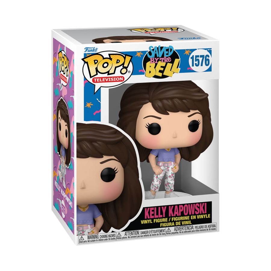 Funko Pop! Vinyl figure of Saved by the Bell character Kelly Kapowski.