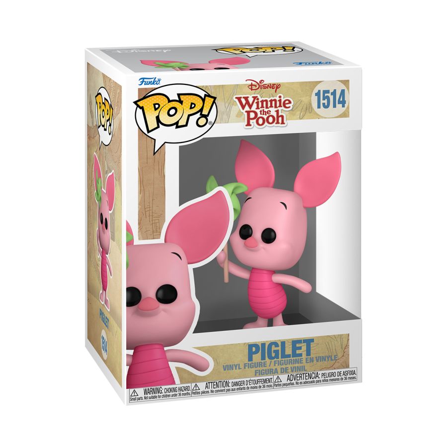 Funko Pop! Vinyl figure of Winnie the Pooh character Piglet.