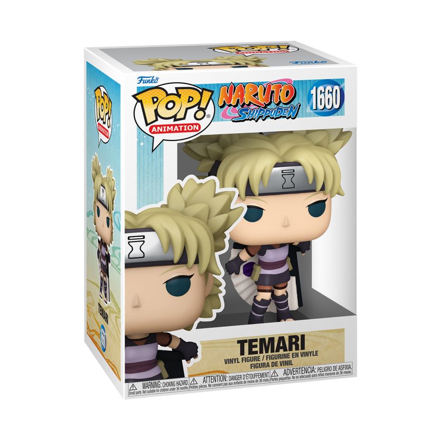 Funko Pop! Vinyl figure of Naruto Shippuden character Temari.