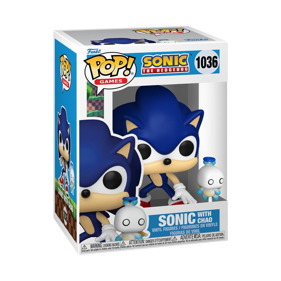 Sonic the Hedgehog W/ Hero Chao - #1036 - Pop! Vinyl