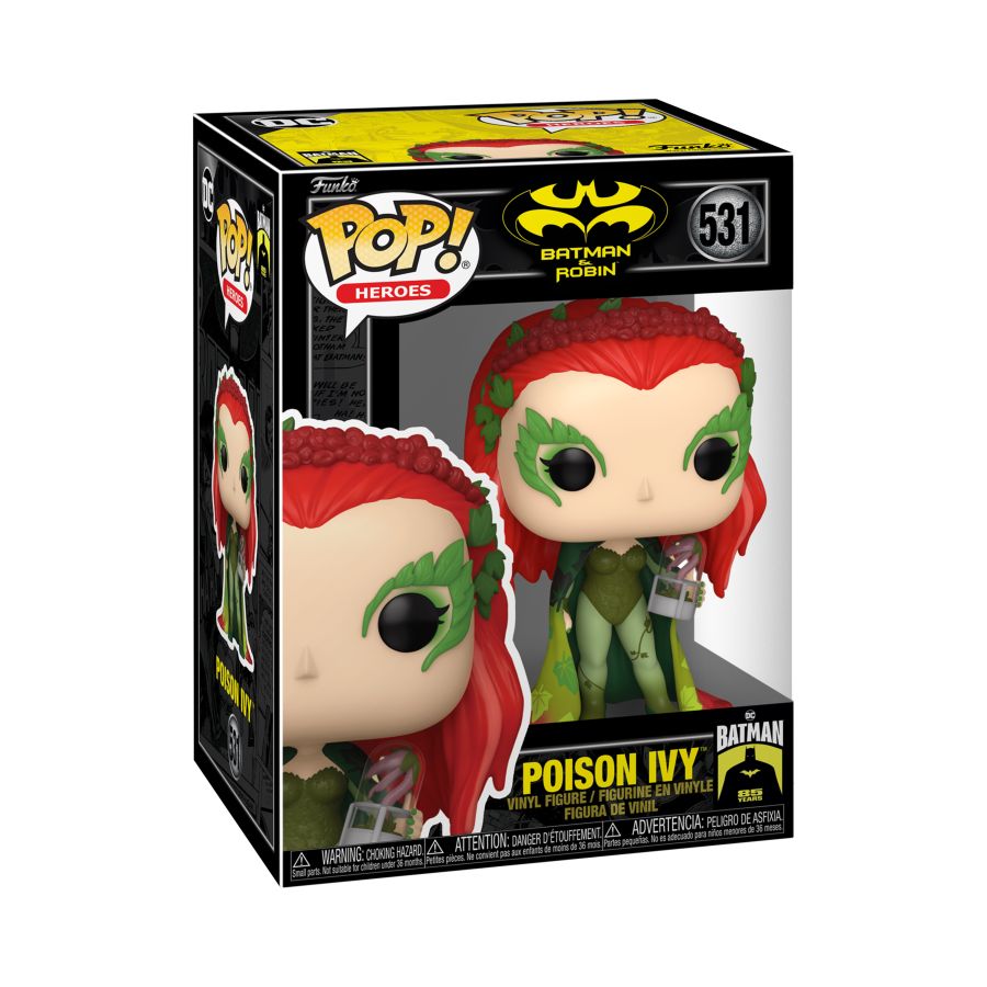 Funko Pop! Vinyl figure of Batman & Robin character Poison Ivy.
