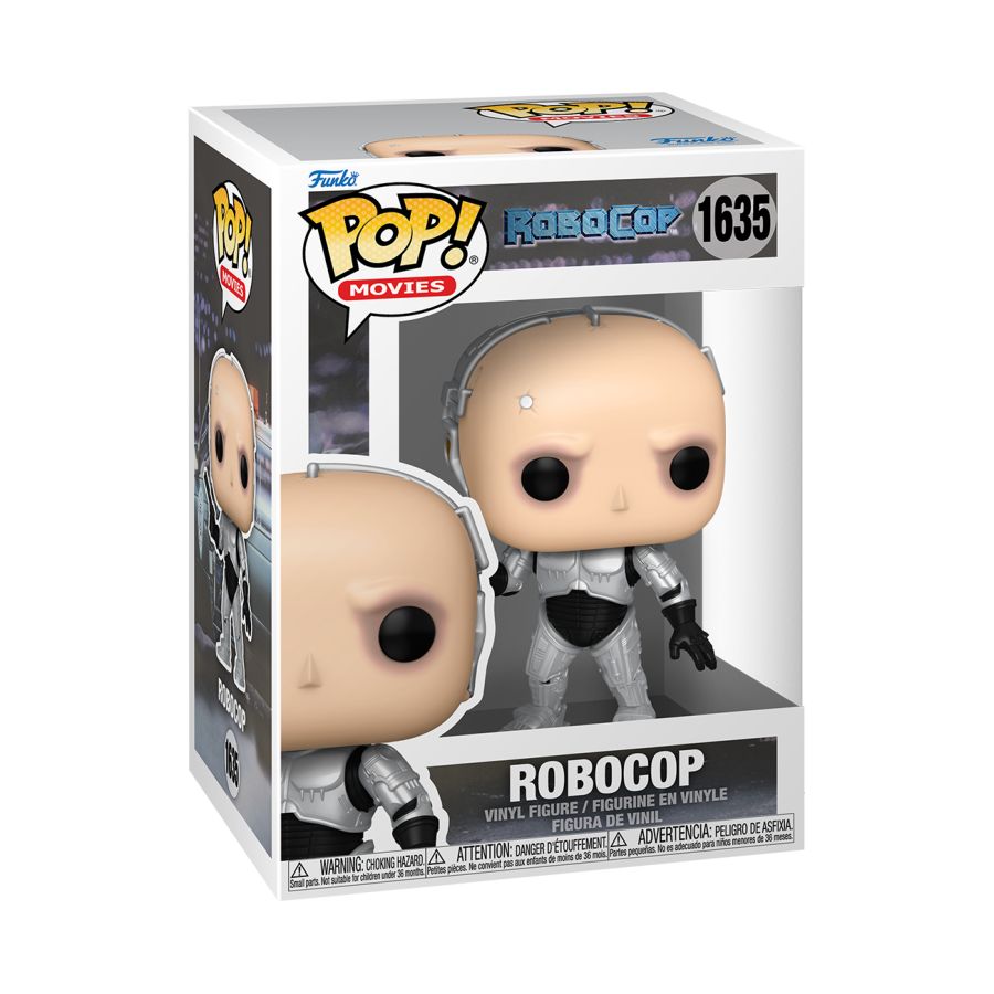 Funko Pop! Vinyl figure of Robocop Unmasked.