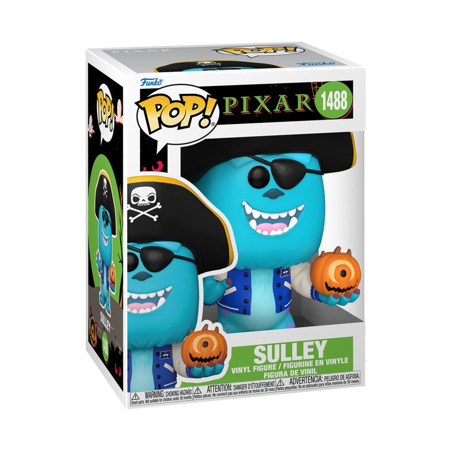 Funko Pop! Vinyl figure of Pixar character Sulley for Halloween.