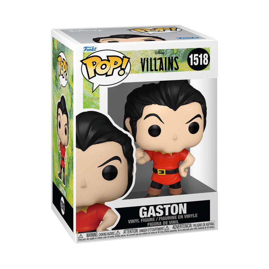 Funko Pop! Vinyl figure of Disney Villain Gaston.