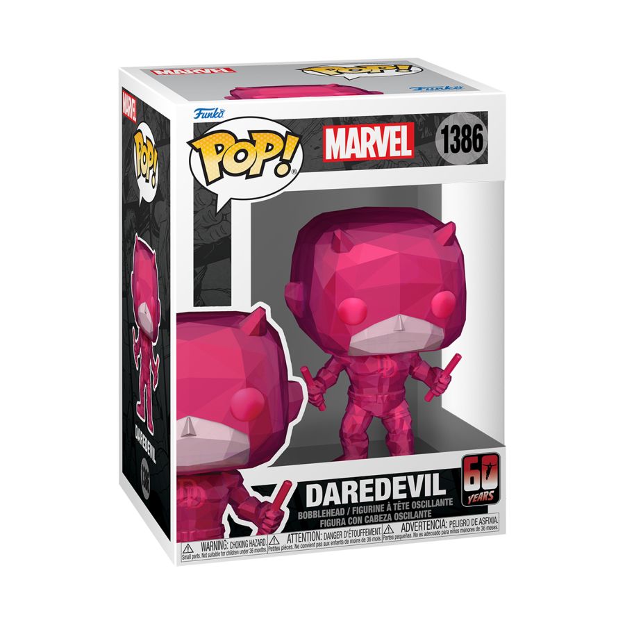 Funko Pop! Vinyl figure of Marvel's Daredevil (Facet).