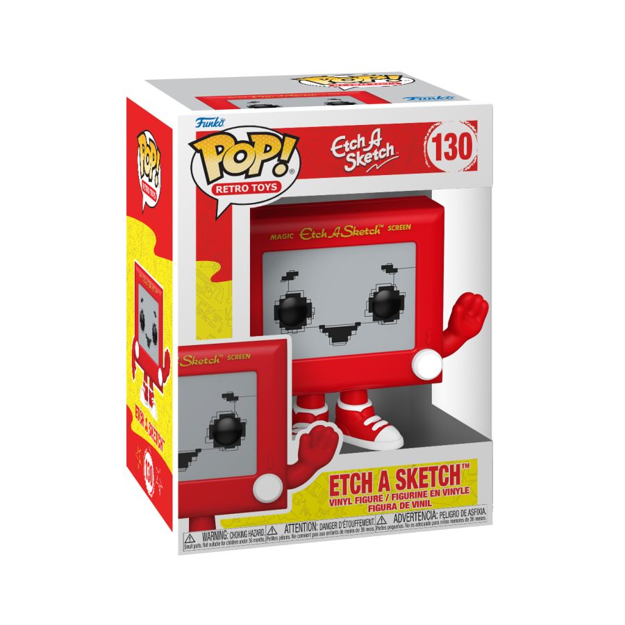 Funko Pop! Vinyl figure of Retro Toy the Etch A Sketch.