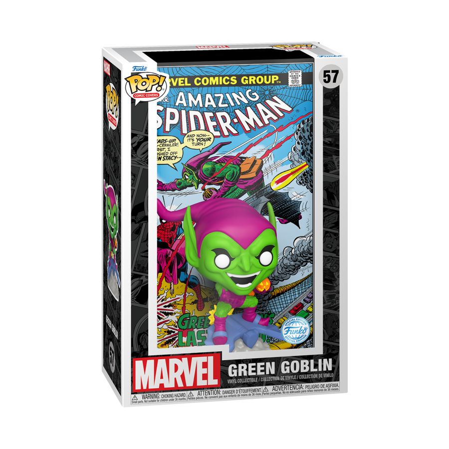 Funko Pop! Vinyl Comic Cover of Marvel's Green Goblin.