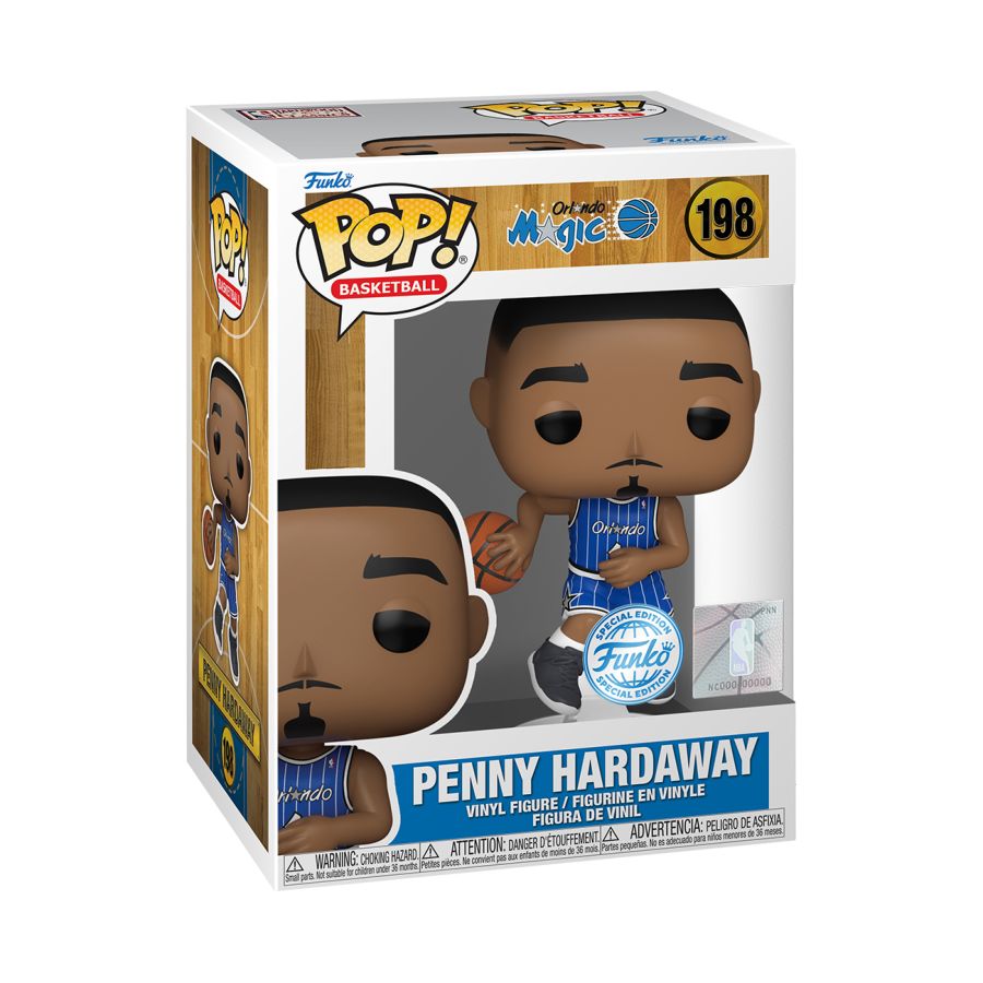 NBA Legends - Penny Hardaway (Pinstripes) - Orlando Magic - #198 - Pop! Vinyl