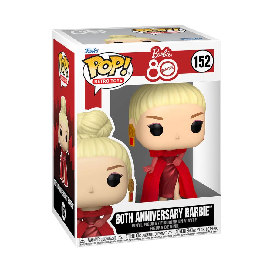 Retro Toys | Barbie 80th Anniversary | #152 | Funko Pop! Vinyl