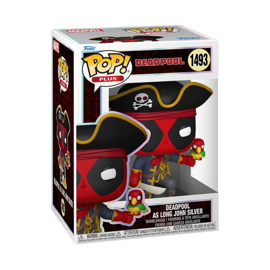 Deadpool : Literary Classics | Deadpool as Long John Silver | #1493 | Pop! Vinyl