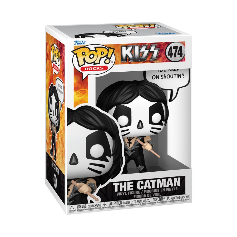 KISS | The Catman | Pop! Sayings | #474 | Funko Pop! Vinyl