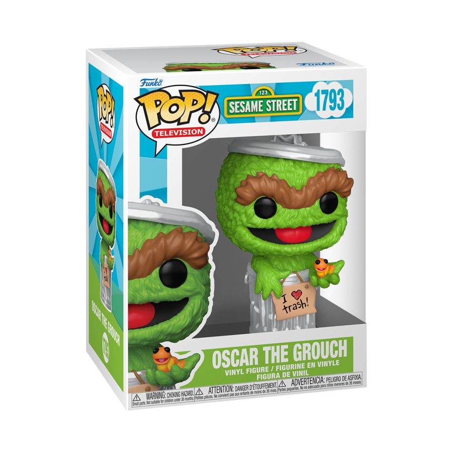 Sesame Street | Oscar the Grouch | #1793 | Funko Pop! Vinyl