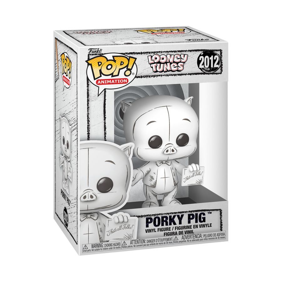 Looney Tunes Sketched | Porky Pig | #2012 | | Pop! Vinyl