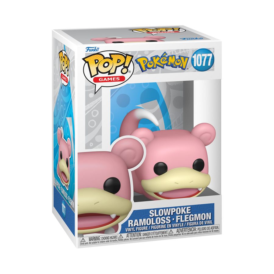 Pokemon | Slowpoke | #1077 | Funko Pop! Vinyl