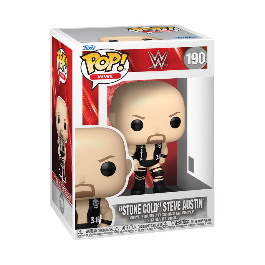 WWE | "Stone Cold" Steve Austin | #190 | Pop! Vinyl