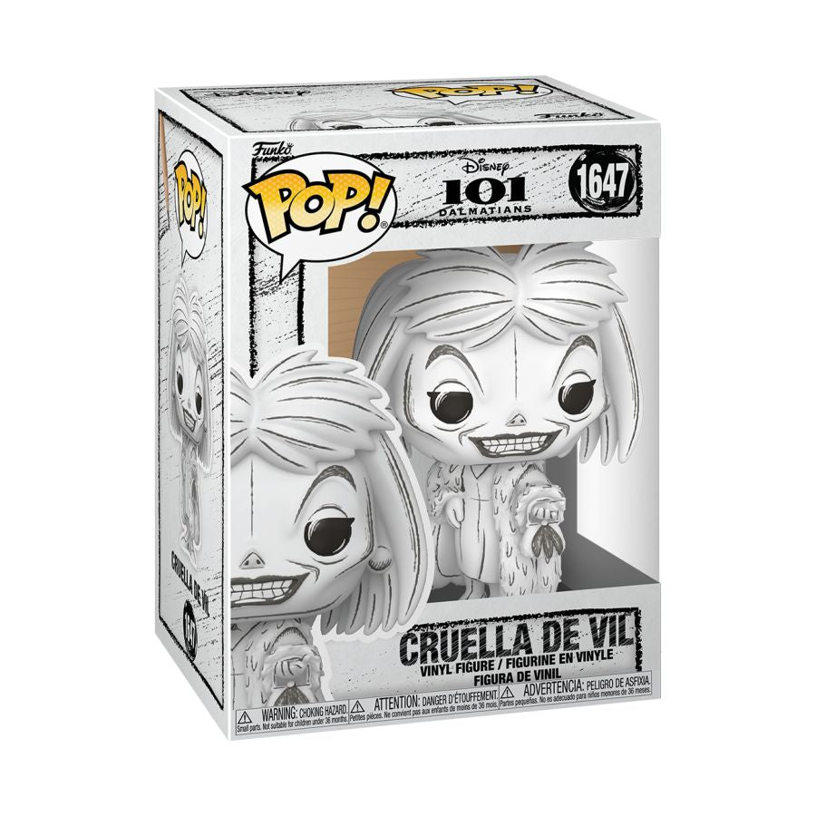 Disney Sketched | 101 Dalmatians Cruella De Vil | #1647 | Pop! Vinyl