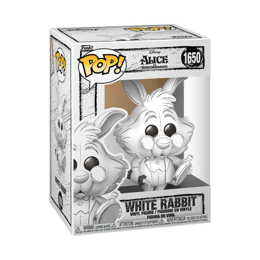Disney Sketched | Alice in Wonderland White Rabbit | #1650 | Pop! Vinyl