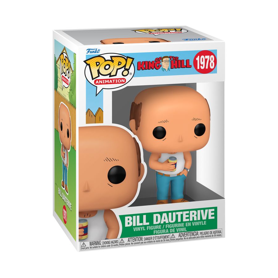 King of the Hill | Bill Dauterive | #1978 | Funko Pop! Vinyl