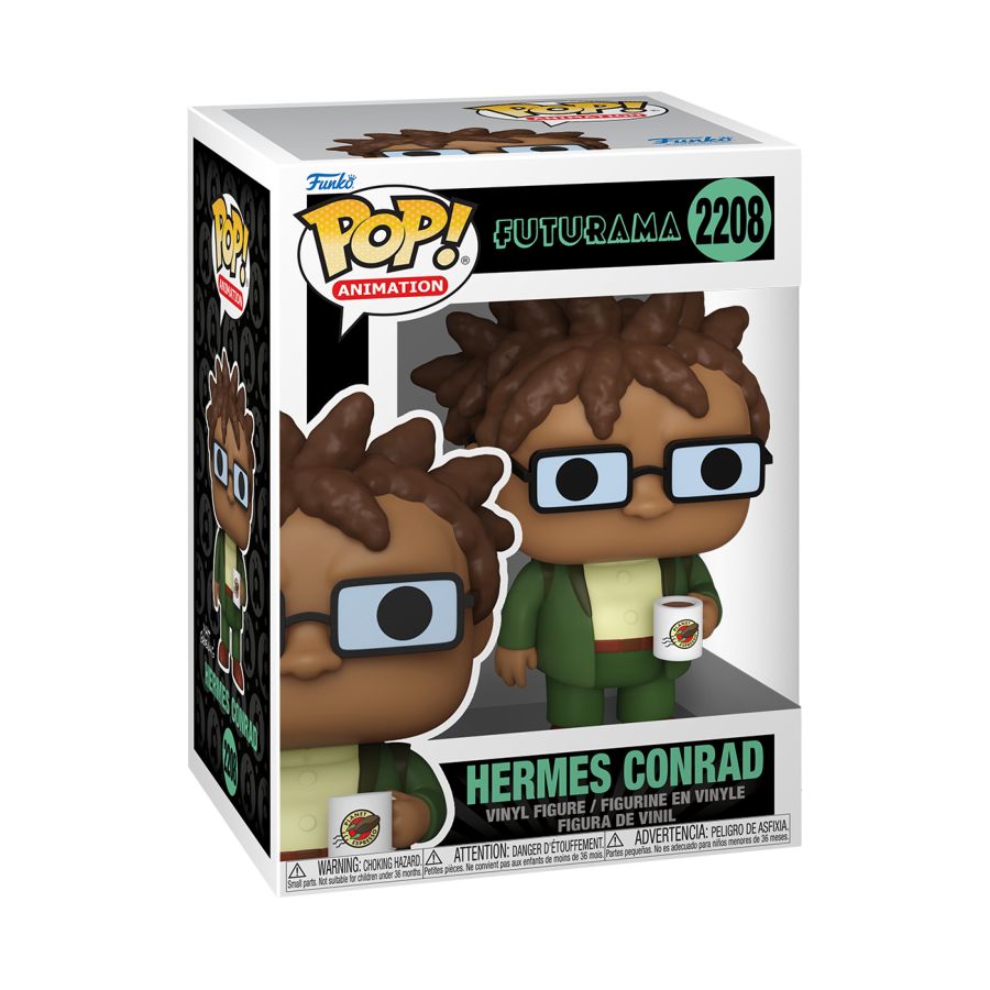 Futurama | Hermes Conrad W/Mug | #2208 | Funko Pop! Vinyl