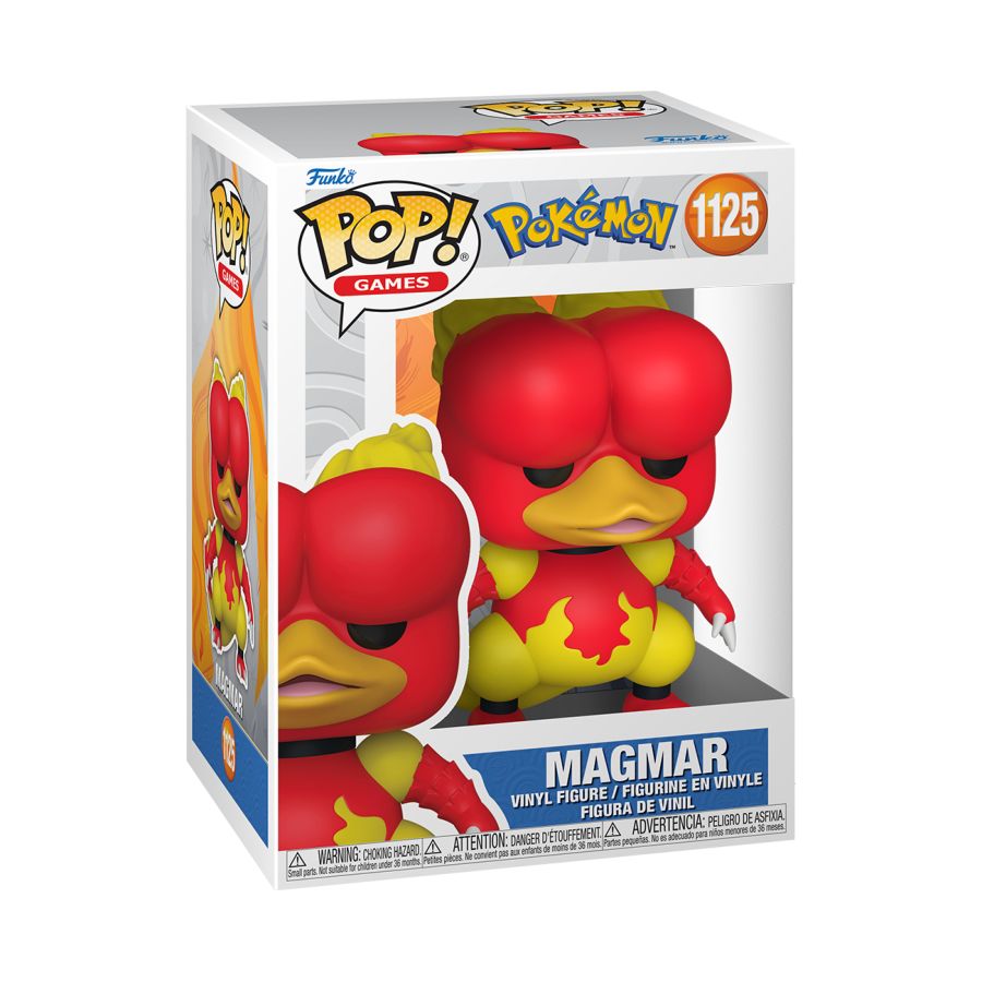 Pokemon | Magmar | #1125 | Funko Pop! Vinyl