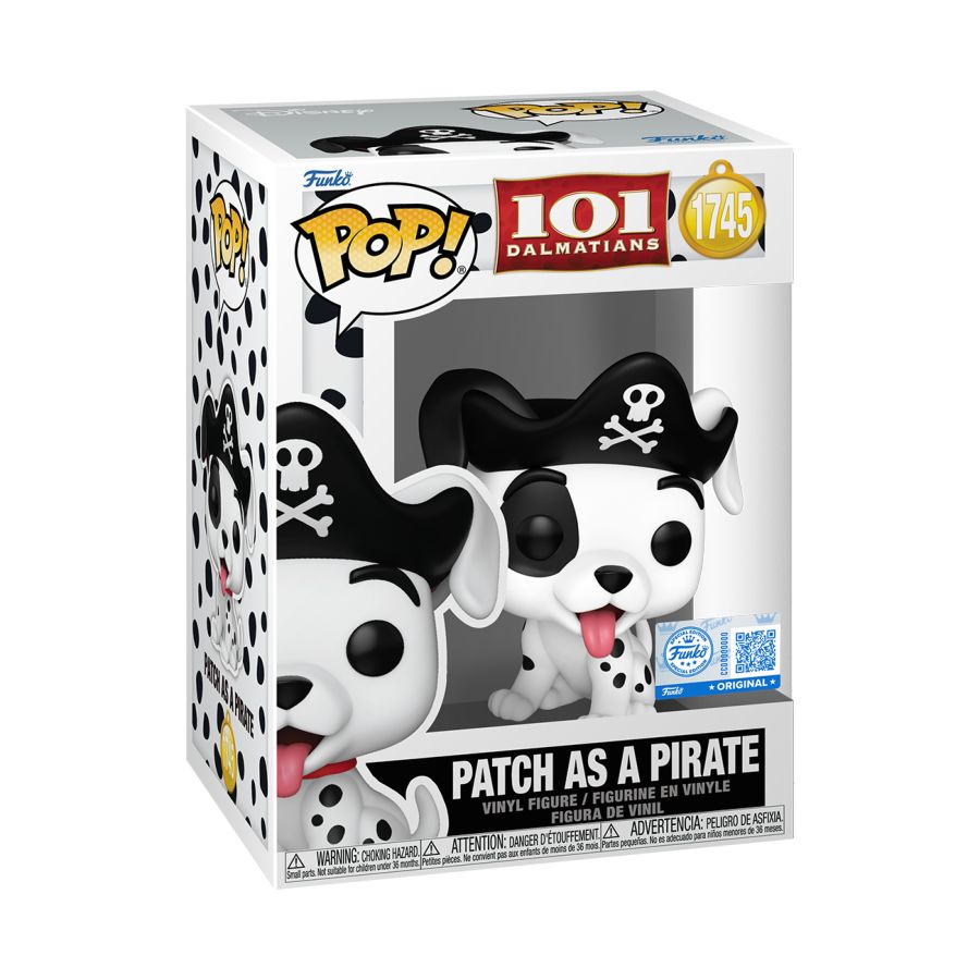 101 Dalmatians | Patch Pirate | #1745 | Funko Pop! Vinyl