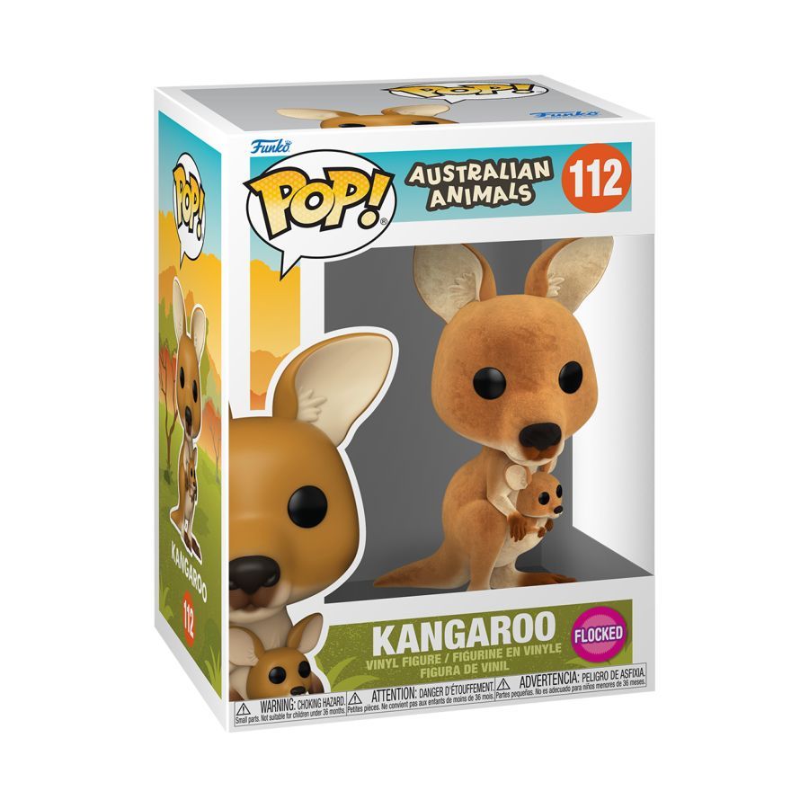 Australian Animals | Kangaroo | Flocked | #112 | Pop! Vinyl