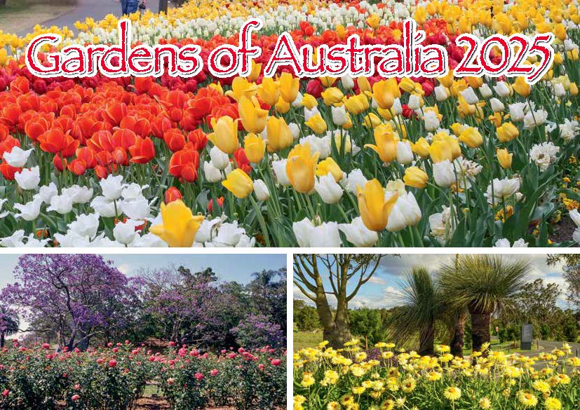 Gardens of Australia 2025 A5 Calendar.