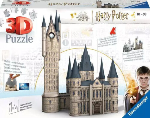 3D Jigsaw Puzzle - Hogwarts Castle Astronomy Tower - 615 Pieces - Ravensburger Puzzle
