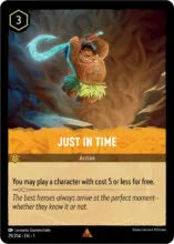 final fantasy starter mtg Lorcana - First Chapter - Just In Time - 29/204