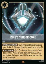 Lorcana Azurite Sea - King's Sensor Core - #200/204 - Rare