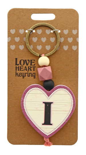 I Love heart Keyring from TSK. Available at the Funporium Australia's gift store.