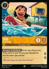 Lorcana Azurite Sea - Lilo - Escape Artist - #2/204 - Super Rare