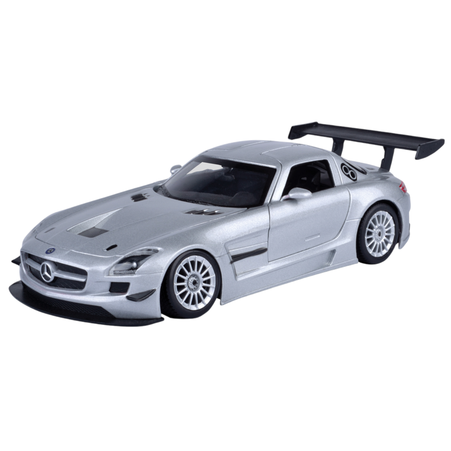 Timeless Legends | Mercedes-Benz SLS AMG GT3 (Silver) | 1:24 Scale Diecast Model Car