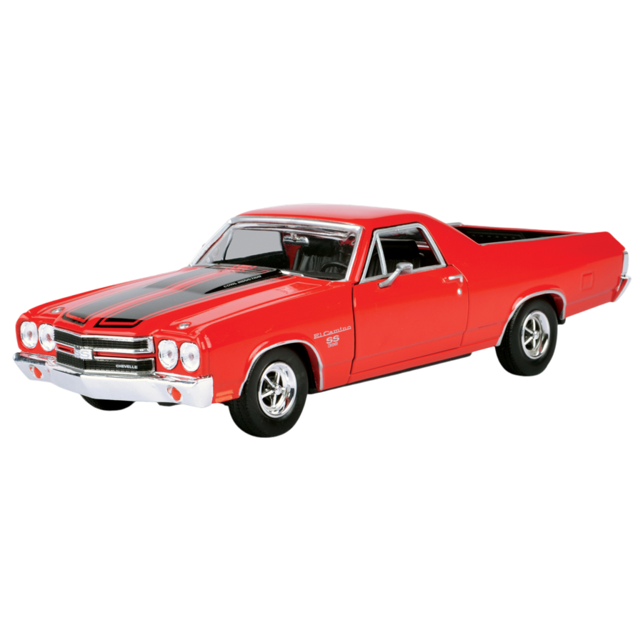 Timeless Legends | 1970 Chevy El Camino SS 396 (Red) | 1:24 Scale Diecast Model Car