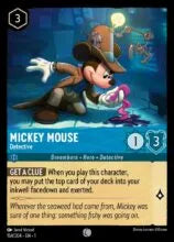 Lorcana - First Chapter - Mickey Mouse - Detective - 154/204 - Common