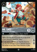 Lorcana Azurite Sea - Mr Smee - Captain of the Jolly Roger - #176/204 Super Rare