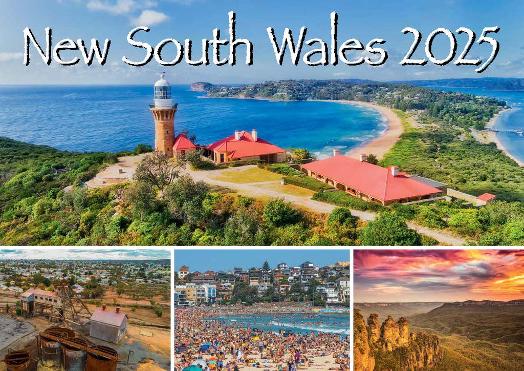 New South Wales & ACT 2025 A4 Calendar.