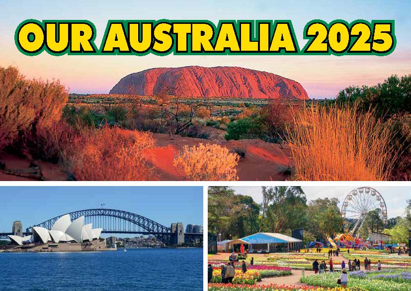 Our Australia 2025 A5 Calendar.