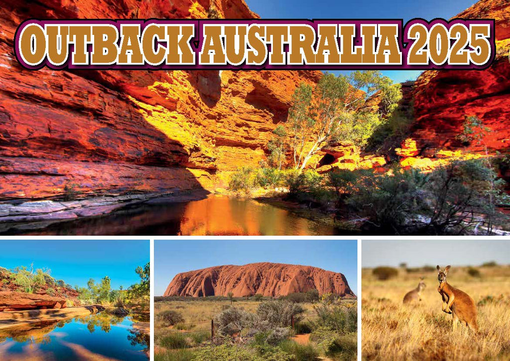 Outback Australia 2025 A4 Calendar.