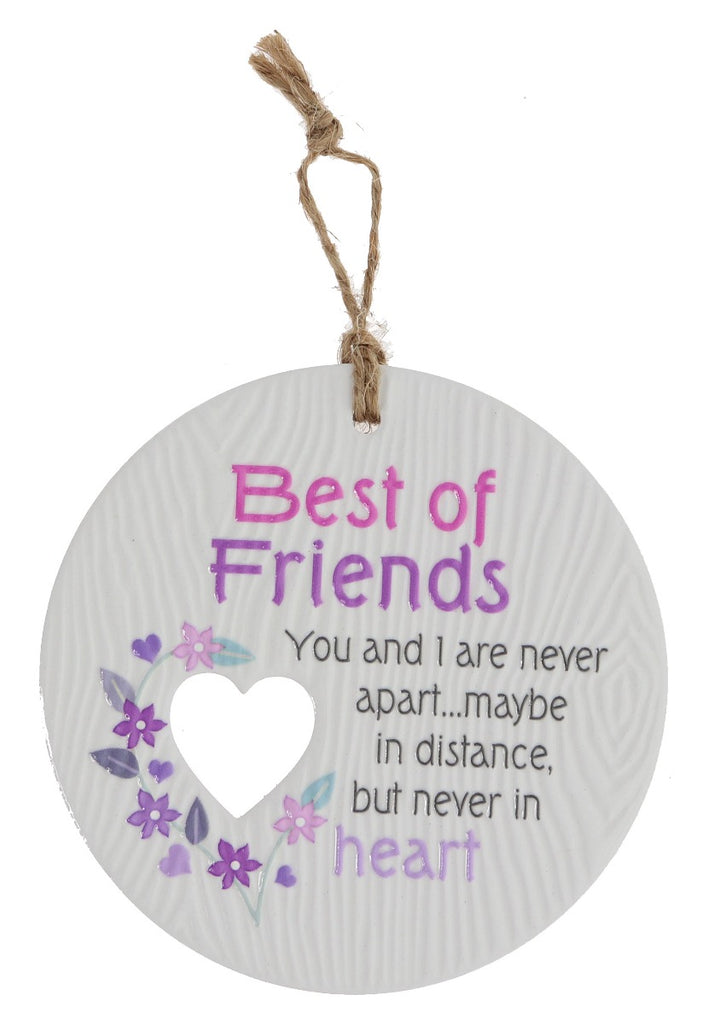 Piece of my Heart - Best Friends Plaque